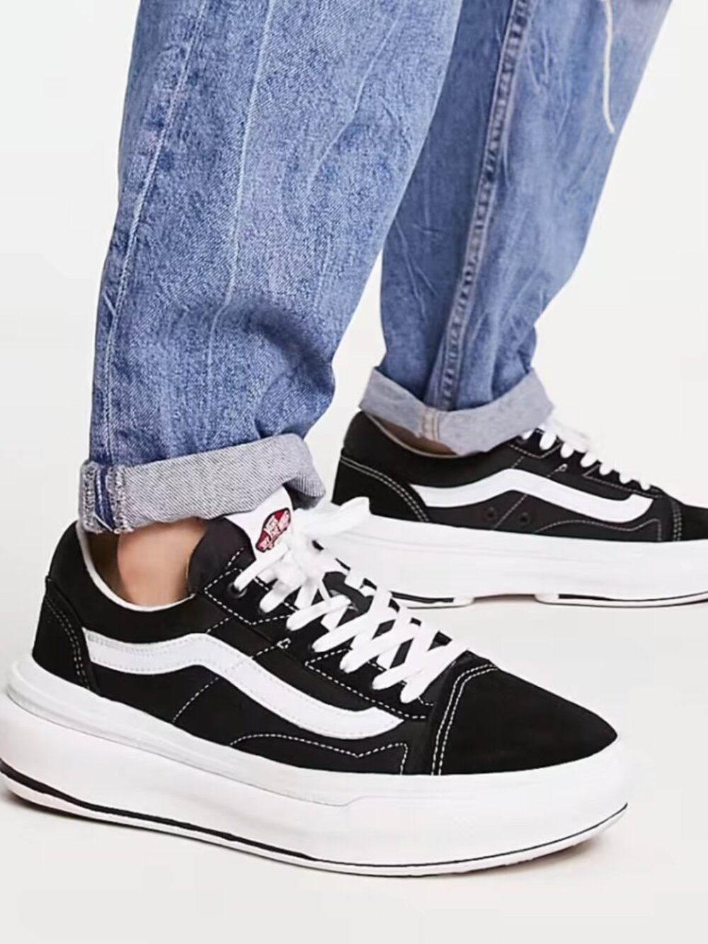vans old skool overt black platform CC chunky sole sneaker